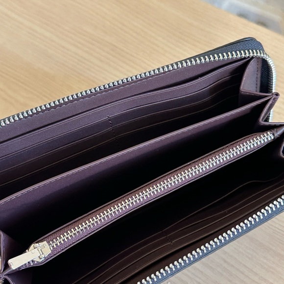 Coach butterfly court medium backpack blue+wallet set NWT authentic - Picture 13 of 16